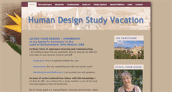 Desktop Screenshot of humandesignstudyvacation.com